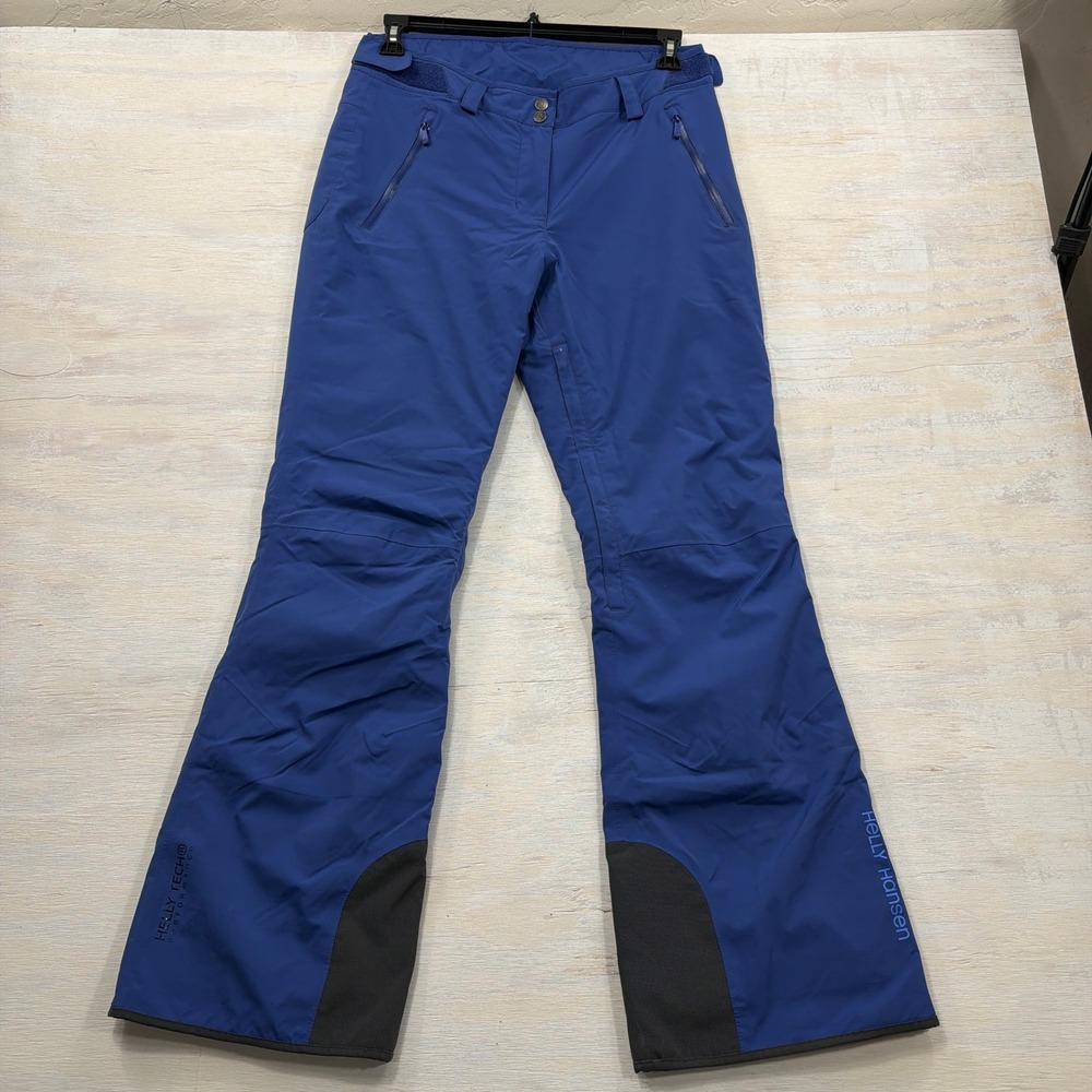 Helly Hansen Snow Pants Womens Medium Blue Helly Tech RECCO Insulated